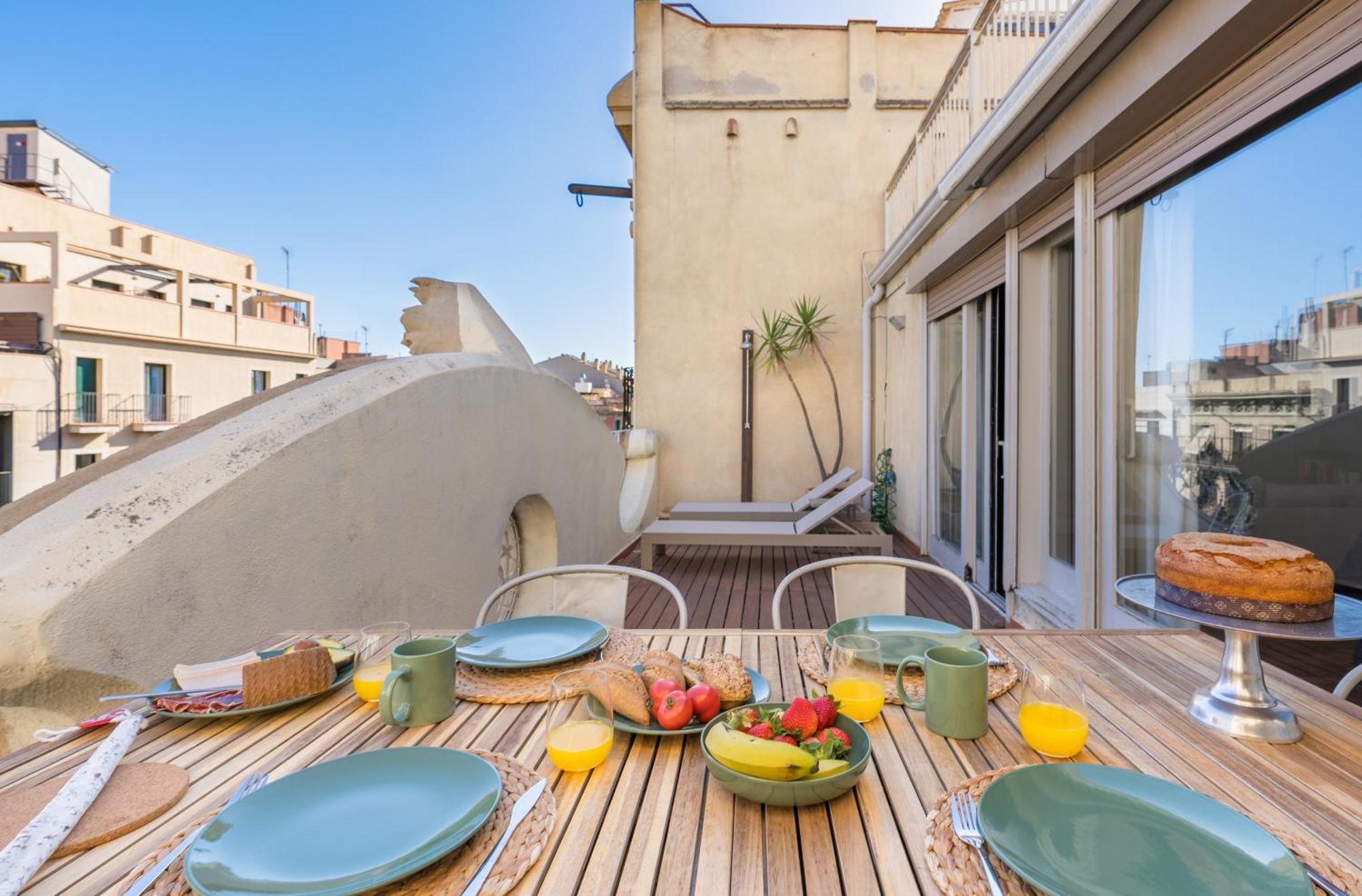Luxury Modernist Penthouse Next Paseo De Gracia Apartment Barcelona